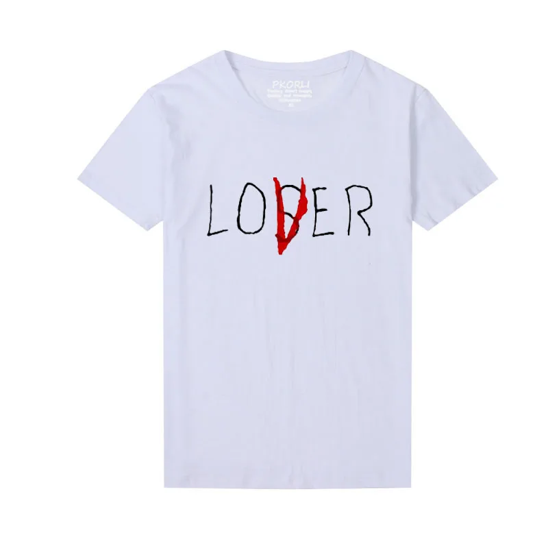 Новинка, ZSIIBO, Клубная футболка для мужчин и женщин, Повседневная хлопковая футболка с коротким рукавом, футболка с надписью Lover It Inspired - Цвет: white