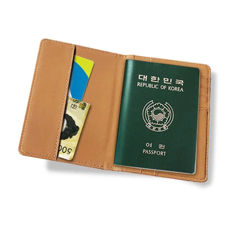 

World Map Printing Travel Passport ID Card Cover Holder Case Protector Organizer