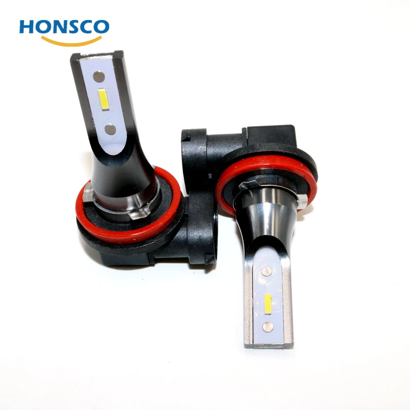 

2PCS 9005 9006 H8 H11 LED Fog Light Cars Original High Bright H 8 11 Power Car Lights E41 1860 Lamp Anti-fog White Penetrating