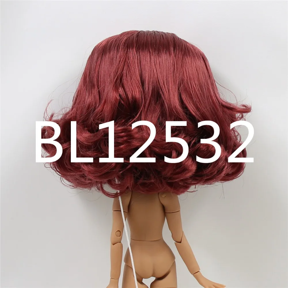 Neo Blythe Doll Maroon Hair with Takara RBL Scalp Dome 1