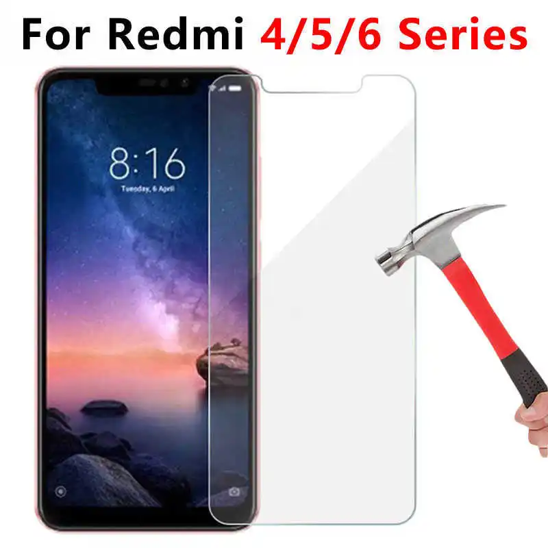Закаленное стекло для Xiaomi Redmi Note 5 6 Pro 5a 6a 4a 4x4 X A защитное стекло на Ksiomi Red Mi Notes A4 A5 A6 X4 Note5