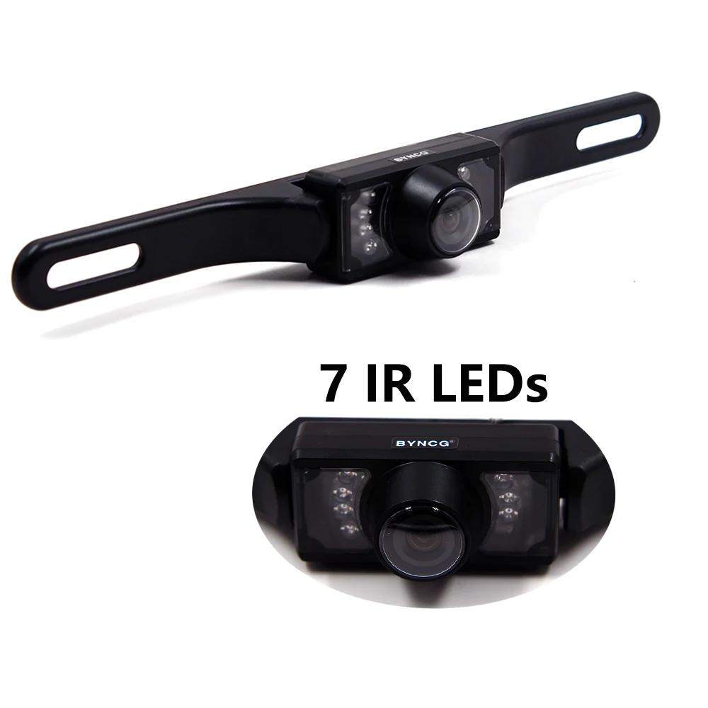 

Parking Assisstance Car Rear view Camera 7 IR Backup Camera Hight Vision Waterproof Reverse image for Car DVD Monitor Player