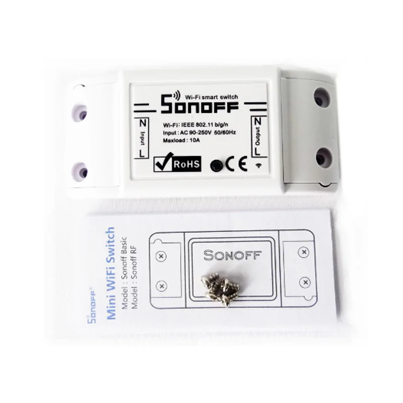 Sonoff умный WiFi переключатель базовый беспроводной домашней автоматизации релейный модуль Domotica DIY Таймер Пульт дистанционного управления работа с Alexa
