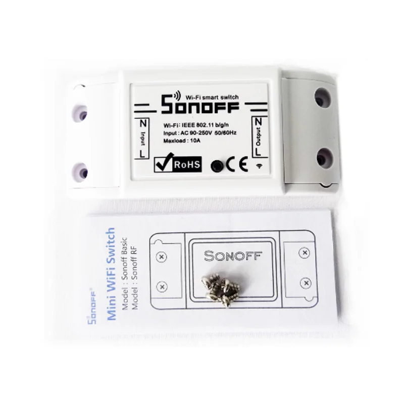 2 шт. SONOFF Basic Умный Дом Wi-Fi Беспроводной Переключатель Дистанционного Управления Модуль