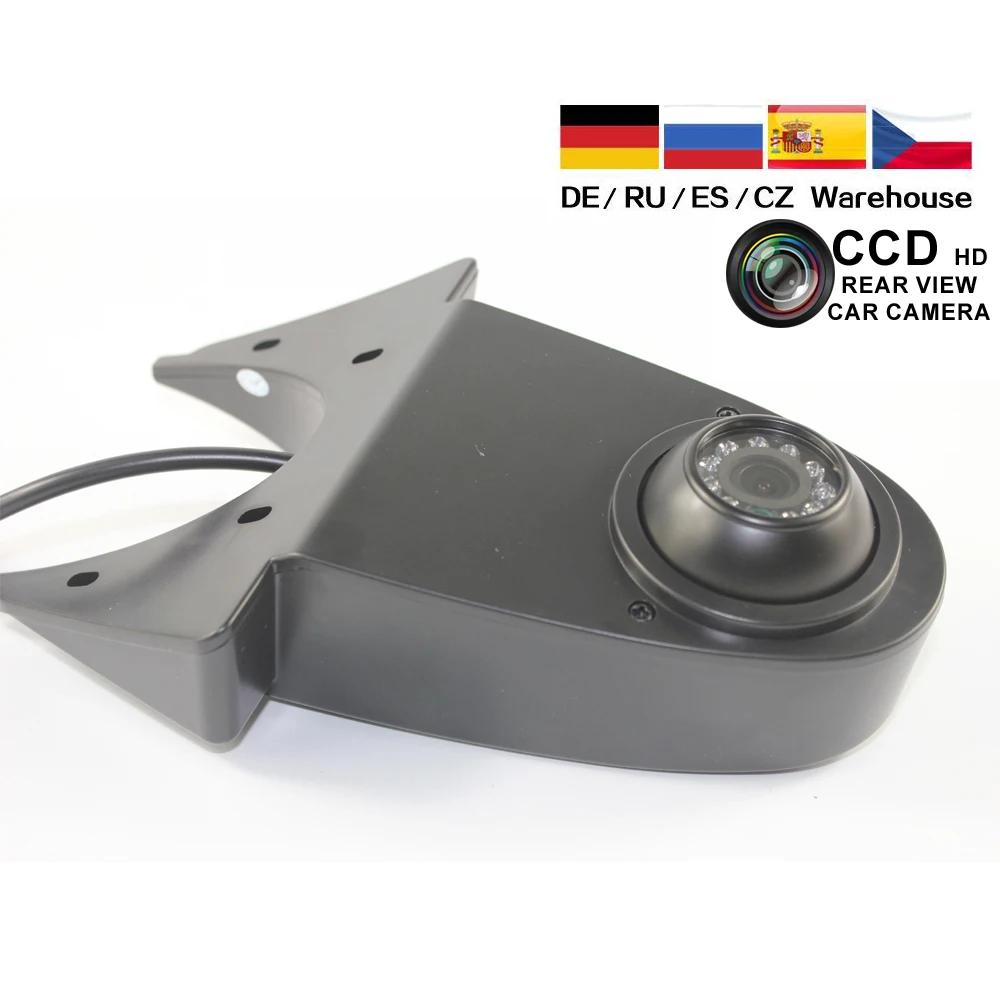 

CCD Car Reverse Rear View Backup Camera For VW Crafter Mercedes Benz Sprinter Vehicle Brake Light Backup Parking Reverse Camera