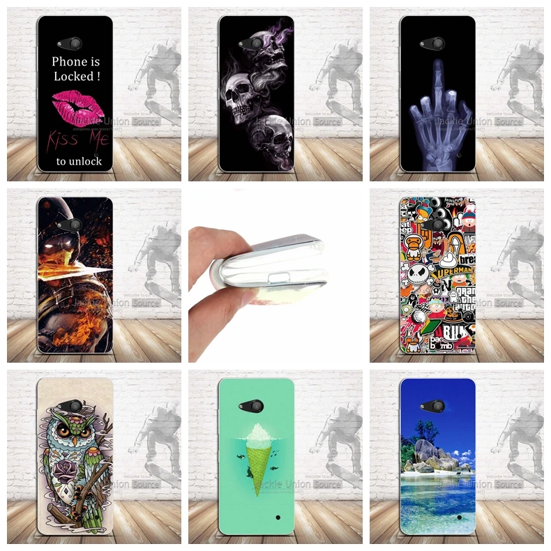 Мягкие TPU для microsoft Nokia Lumia 640 чехол N640 принципиально задняя крышка Coque