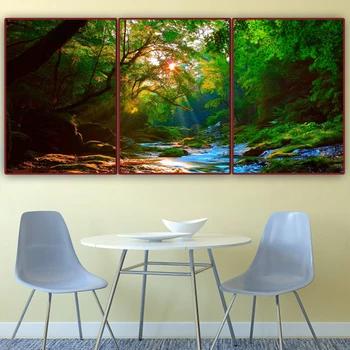 

diamond painting full round drills,Sun Shining on Forest Stream,Handcraft,Mosaic,Unfinished Diamond Embroidery,Home decoration