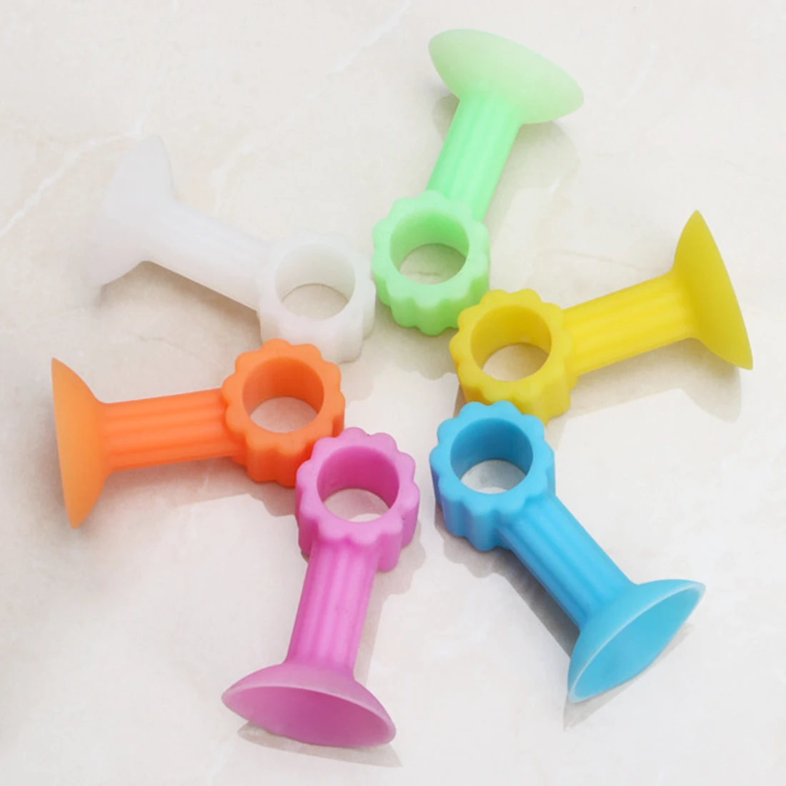 

New 1PC Anti-Collision Silicone Door Stopper Silencer Crash Pad Wall Protectors Powerful Sucker 6 Color