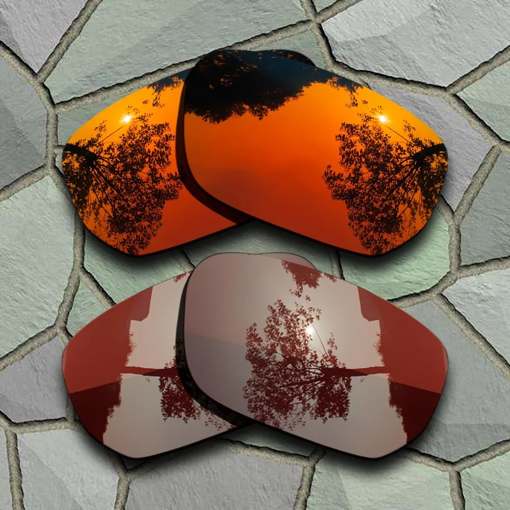 Red Orange&ampBronze Brown Sunglasses Polarized Replacement Lenses for Oakley Style Switch | Аксессуары для одежды