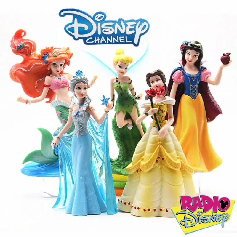 

Disney Princess Figures 5pcs/Lot 10-13cm Frozen Elsa Anna Mermaid Cinderella Flower Fairy Action Figures PVC Model Collection