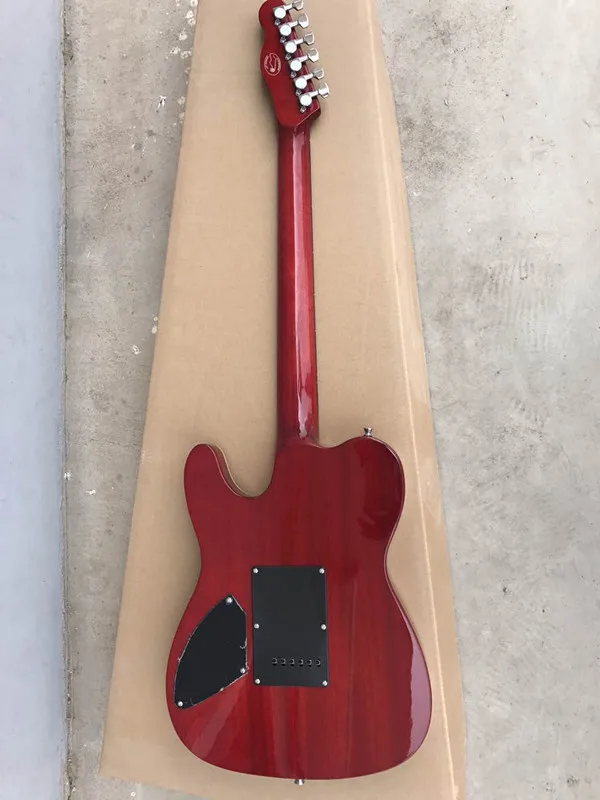 Электрогитара red flame maple top TL