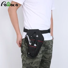 Portable Tool Bag Impact Driver Drill Holster Top Quality Canvas Tool Bag Electrician Waist Pocket Garden Tool Belt Pouch Bag