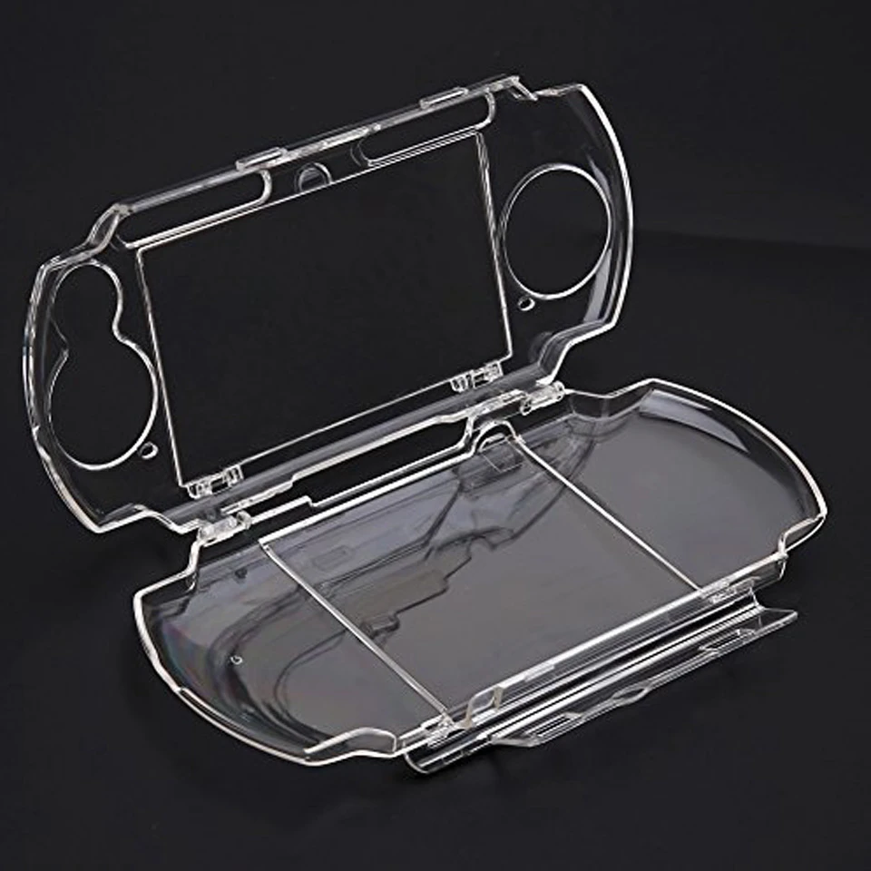 

Clear Crystal Protective Hard Carry Cover Case Housing Snap-in Protector Carrying Case Molds for Sony Playstation PSP 2000 3000