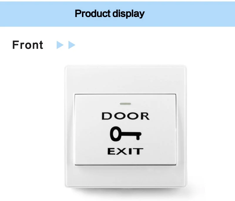 ABS двери Кнопка "exit" переключатель для безопасности/дома/пожарной сигнализации Системы аварийный выключатель механизмом открывания двери, переключатель