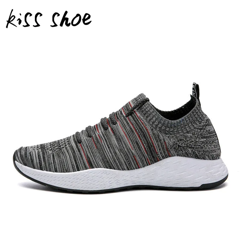 Kiss Shoe New 2018 Summer Fashion Men Sneakers Casual Shoes Soft Comfort Flats Footwear Big Size | Спорт и развлечения