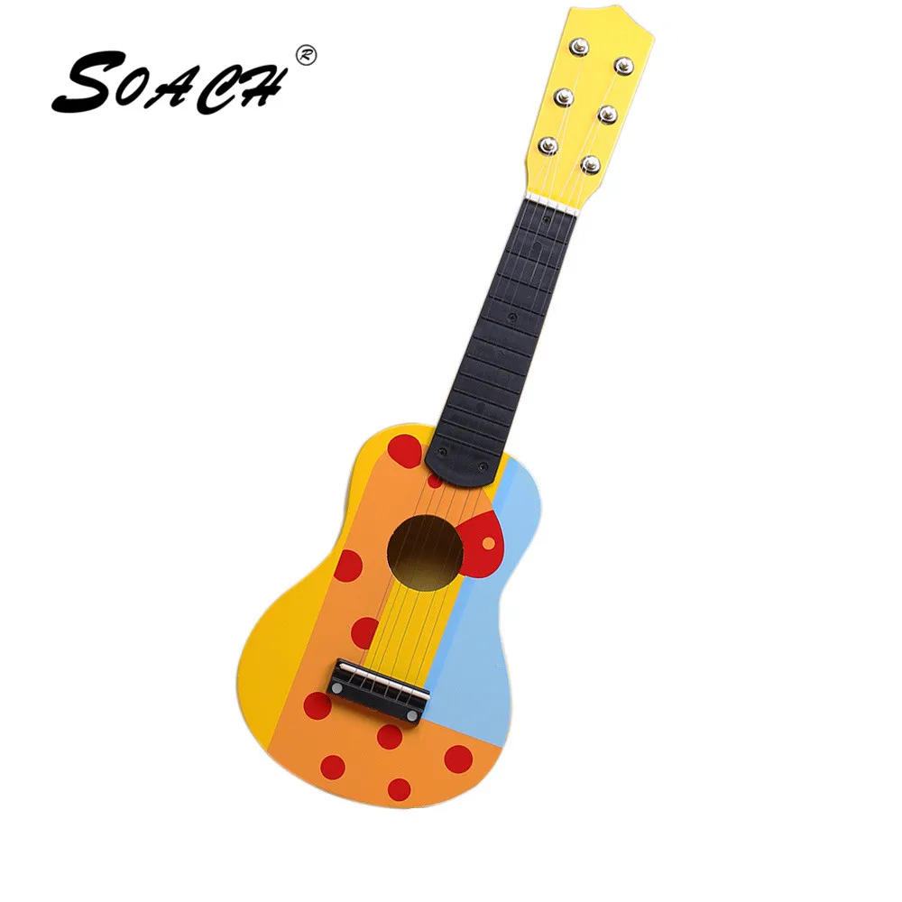 SOACH pattern 6 string Children Acoustic guitar wood
