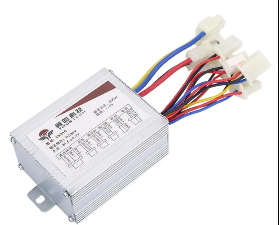 

24V/36V/48V 250/350/500W DC Electric Bike Motor Brushed Controller Box for Electric Bicycle Scooter E-bike Accessory