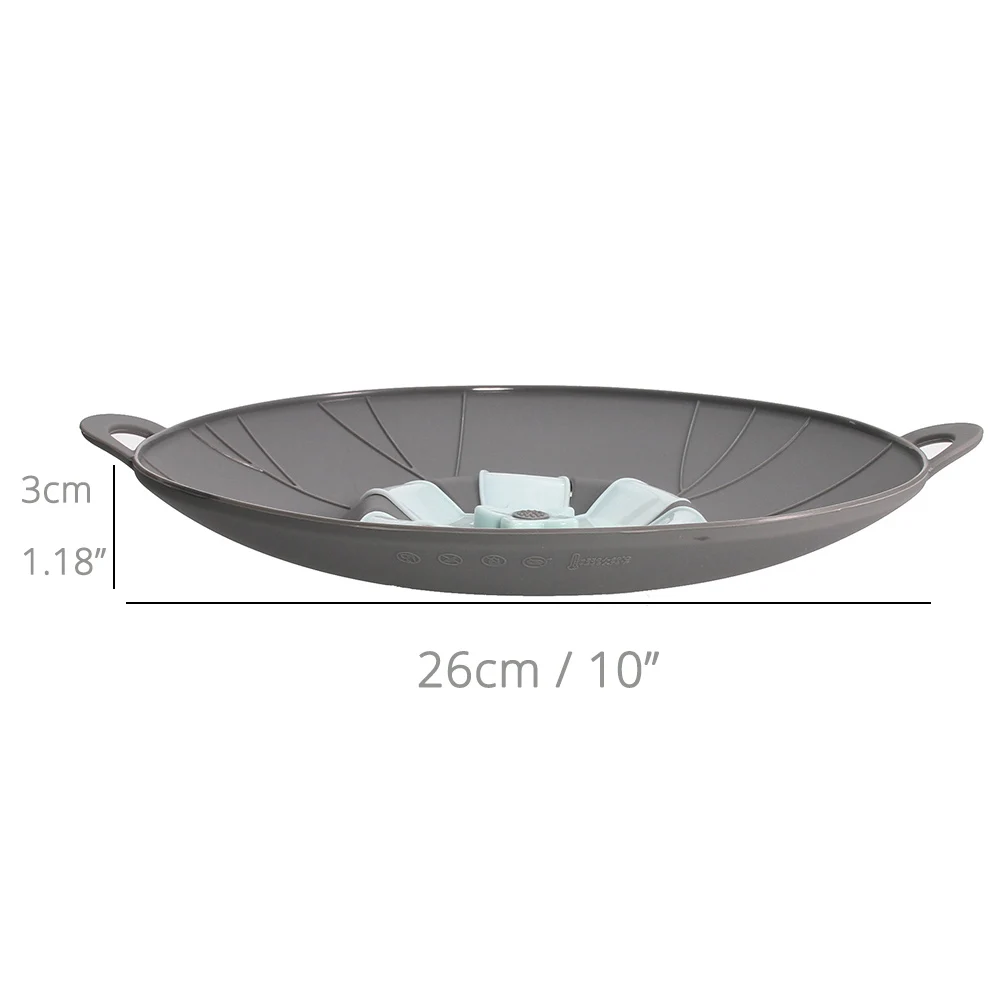 Boil Over Safeguard Lids Silicone Microwave Splatter Lid Food BPA-Free Silicone & Plastic Removable Easy to clean microwave splatter lid