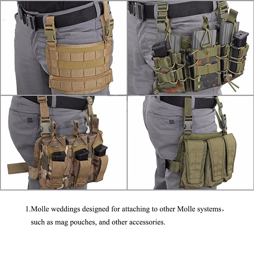 EMERSONGEAR модульная Rife ножная панель чехол тактический Molle Drop Leg Pouch охотничий пистолет кобура инструменты Molle Pouch EM6277