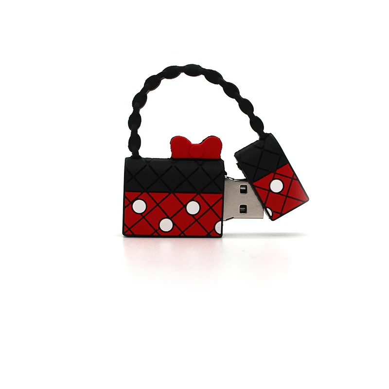 USB флеш накопитель 64 ГБ мультяшная Милая женская сумка Подарочная флешка 2 0 32 16 8 4