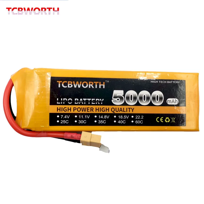 RC LiPo Battery 2S 7.4V 5000mAh 35C LiPo 2S for Drone RC Airplane Helicopter Quadcopter Car Boat RC Battery LiPo 2S AKKU Power