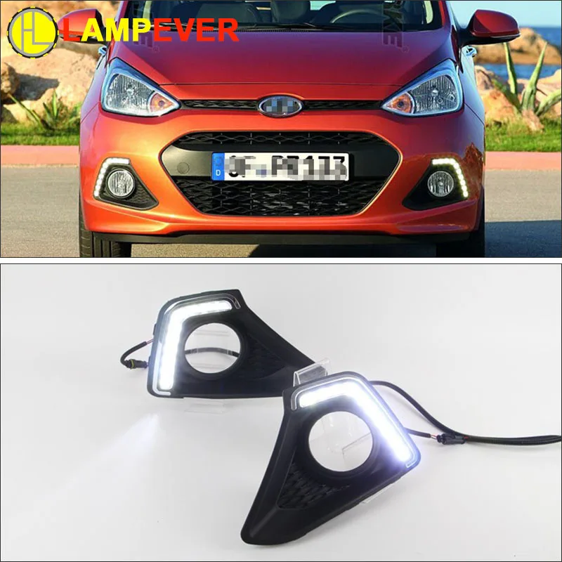 Lampever Styling LED Daytime Running Light for Hyundai I10 DRL 2014