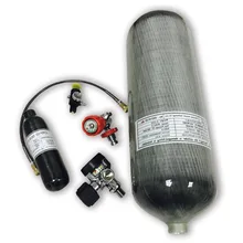 AC10920161035 карбоновый цилиндр с 0.35L GB карбоновое волокно Пейнтбол Pcp винтовка бак и Регулятор& Клапан& заправочная станция