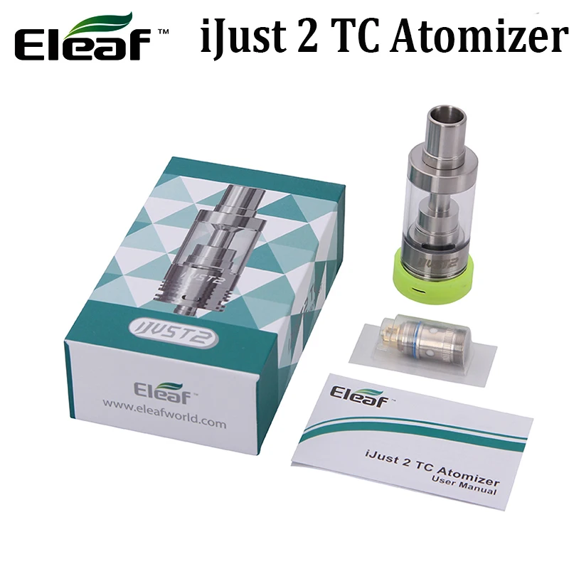 

Original iSmoka Eleaf iJust 2 TC Atomizer 5.5ml Capacity Tank with EC TC head for iJust 2 starter kit Vaporizer