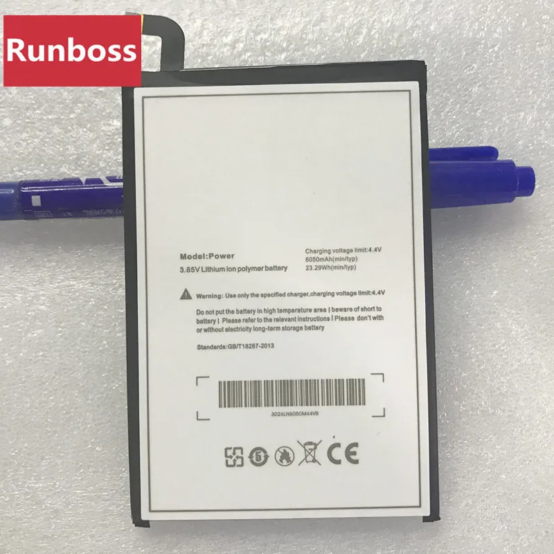 

6050mAh Battery For Ulefone Power Rechargeable Replacement Li-ion Cell Phone Battery