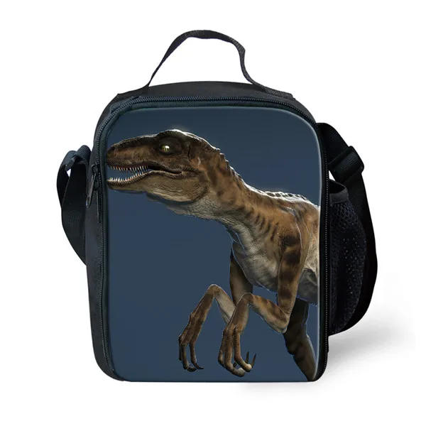 Thikin динозавр школьные сумки для детей мальчиков рюкзаки пенал для дошкольников ланчбокс для учеников Дорожная сумка на плечо для женщин Mochila - Color: CDZHL139G