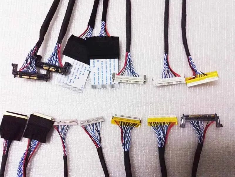 

The New LCD LVDS Screen Line Packaging 15Pcs Support 10-65 Inch Screen Monitor Repair Drive Board One LVDS As Gift