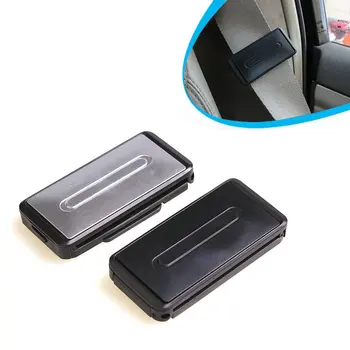 

Car Seat Belt Fitting Clip Belt Tension Adjustable 2 Colors Silver Black