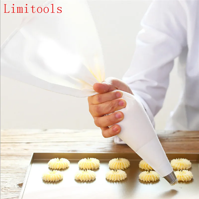 

3 Size 100% Cotton Cream Pastry Icing Bag Baking Cooking Cake Tools Piping Bag Kitchen Accessories Eco-Friendly Free Shipping