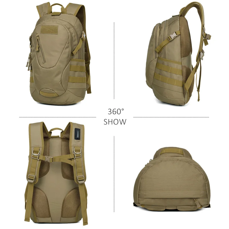 Открытый военный тактический армейский разгрузочный рюкзак охотничий рюкзак Molle для альпинизма 30л Внешняя usb зарядка Cocuk Canta