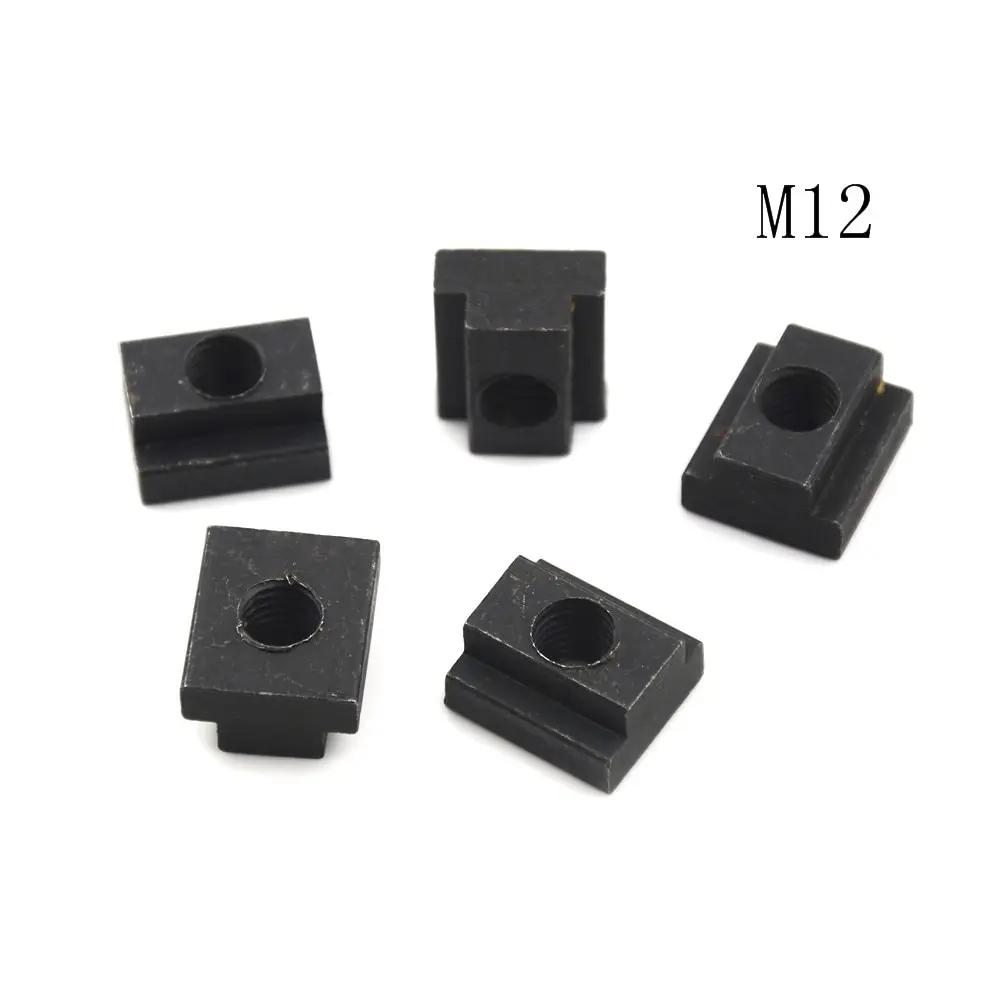 5 шт. 45 стальная оксидная отделка в столах для станков M8 / M10/M12 Т образные пазы