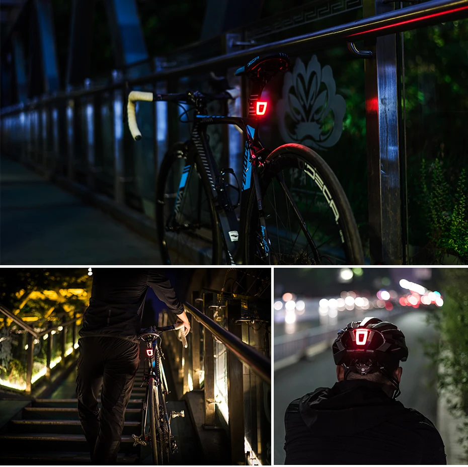 Excellent CoolChange Bicycle Light Ultralight Waterproof Multifunctional MTB Bike Taillight USB Charging Night Cycling Flash Warning Light 12