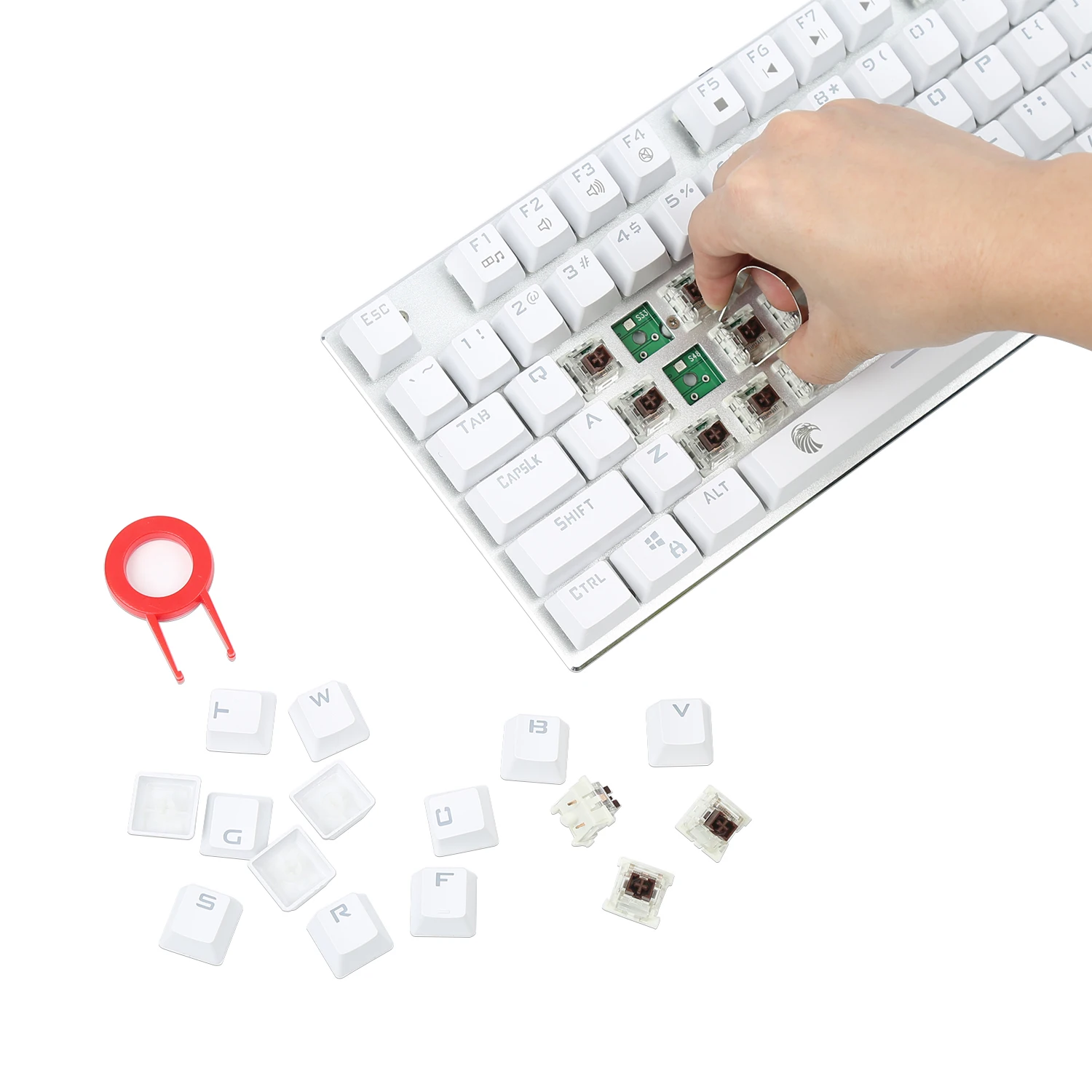 Игровая клавиатура Z88 Eagle TKL механические тактильные коричневые переключатели с