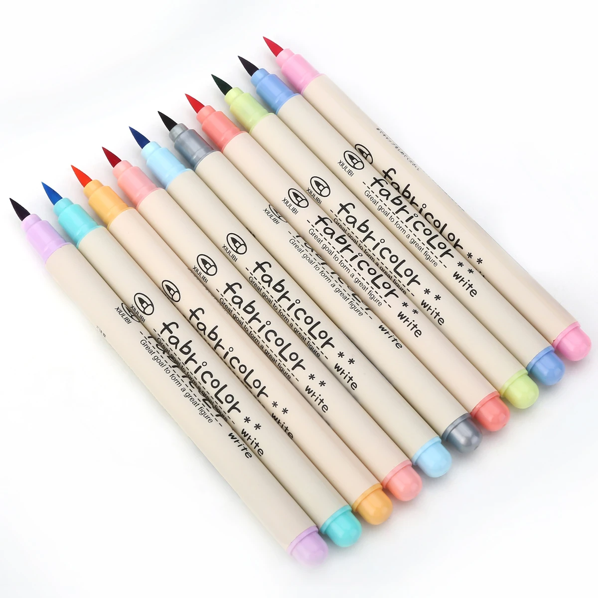 10pcs Colored Drawing Brush Pens Art Marker Pen Calligraphy Painting Pen Stationery Art School Supplies Gift 165mm