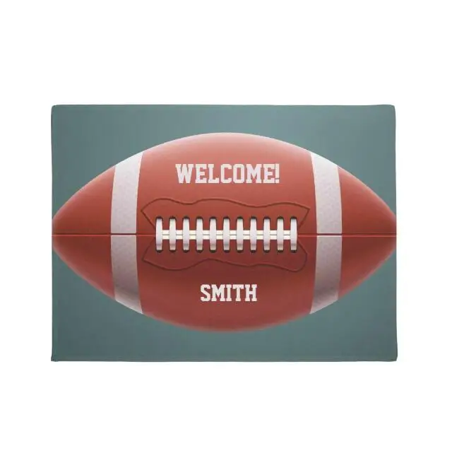 Novelty Personalized Football Door Mats Cool Funny Custom