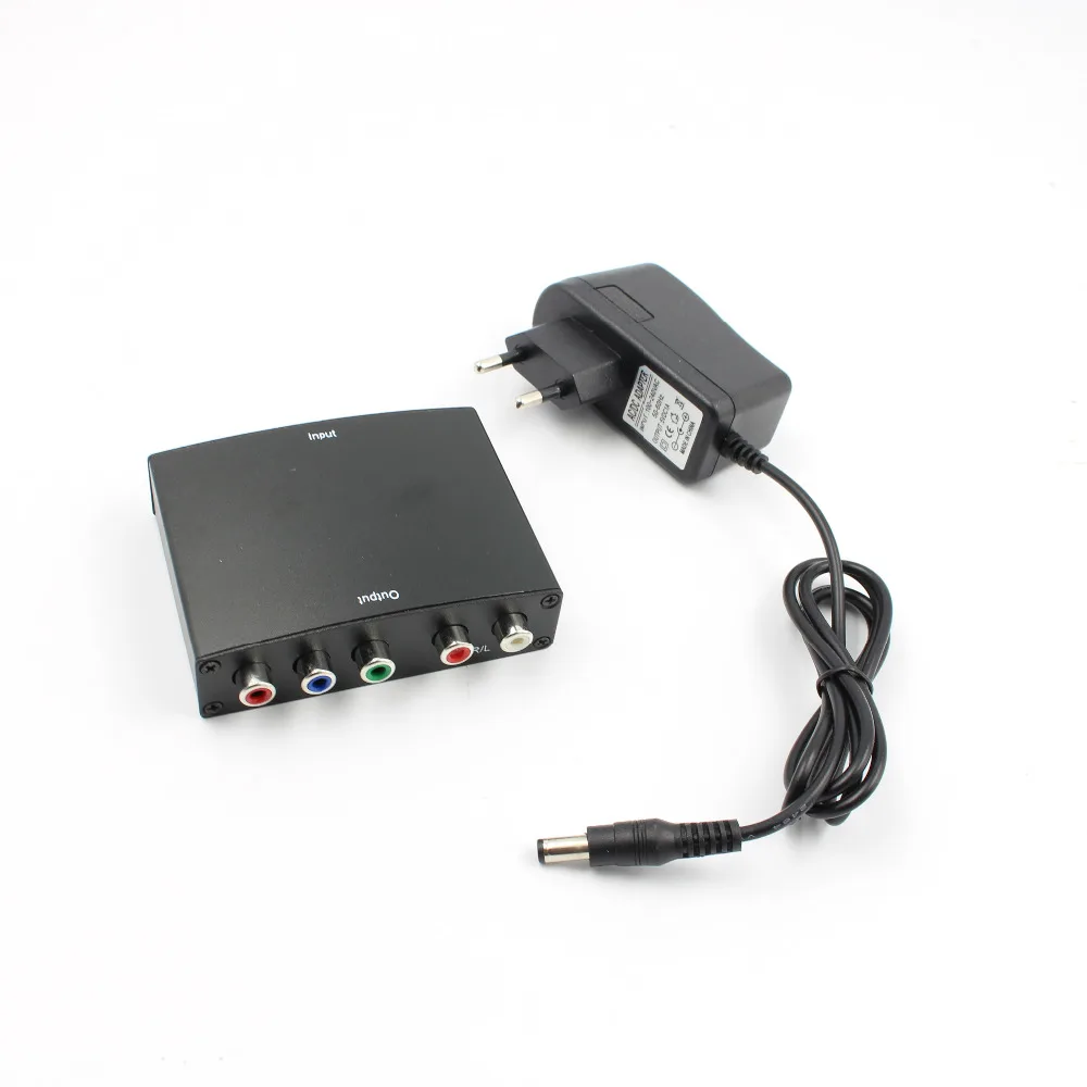 

4K HDMI to 5RCA RGB Component YPbPr Video + R/L Audio Adapter Converter For HD TV DVD P.25