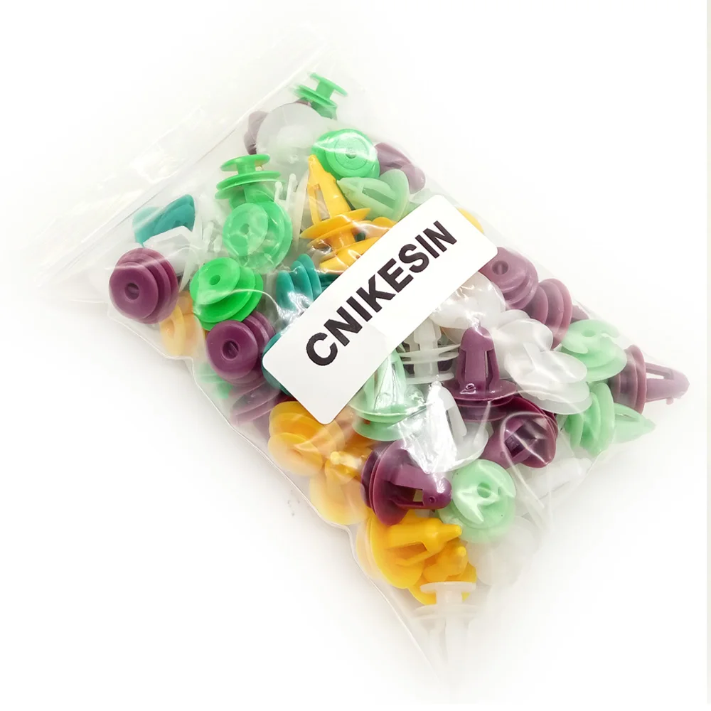 CNIKESIN 100X/lot Auot декоративные Зажимные пластины двери планка крепежи зажим для Toyota