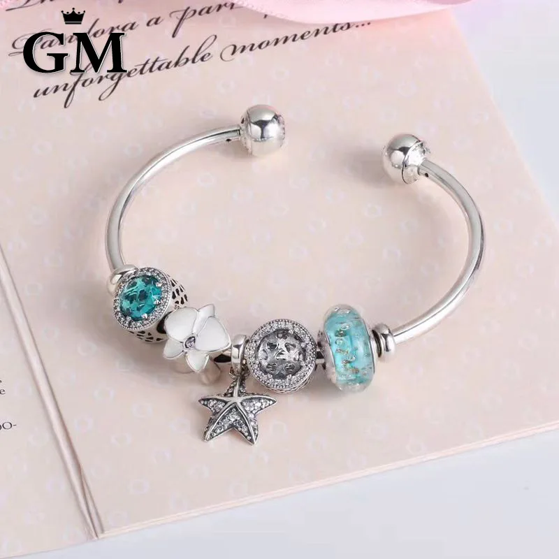 

GM100%925 Sterling Silver Original Copy Of High Quality 1:1 Bracelet Logo Free Package Manufacturers Wholesale