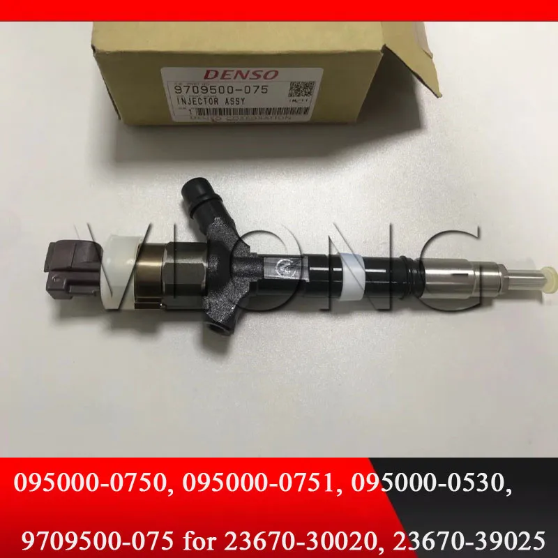 

GENUINE AND BRAND NEW DIESEL FUEL INJECTOR 095000-0750 095000-0751 for 23670-39025 23670-30020