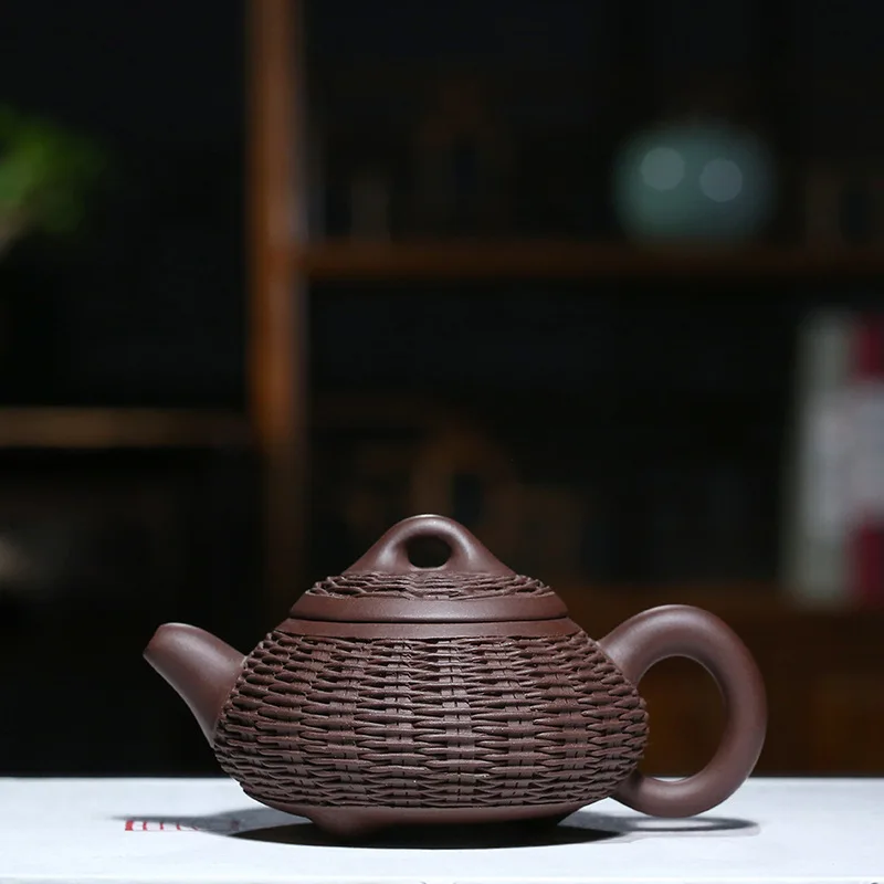 

Full Manual Raw Ore Purple Ink For Imprinting Of Seals Bamboo Weaving Three Foot Jade Milk Pot Kungfu Online Teapot Tea Set