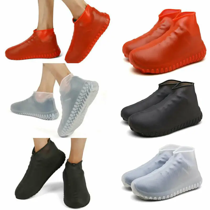 Silicone Waterproof Shoe Cover Outdoor Rainproof Hiking Skid-proof Shoe
