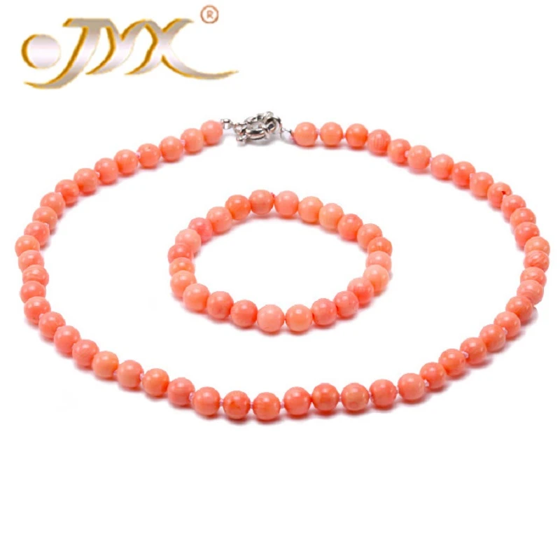 JYX Coral Neklace 5x8.5mm Pink Drop Coral Beads Long Necklace Jewelry for Women 33 JYX Coral Neklace 5x8.5mm Pink Drop Coral Beads Long Necklace Jewelry for Women 33
