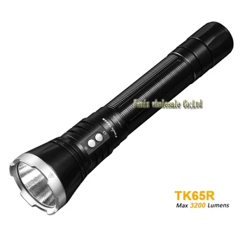 

New Fenix TK65R Micro-USB rechargeable Flashlight 3200 lumens Cree XHP70 LED Built-in 7.2V/5000mAh Li-ion battery pack