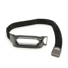 Металлический ремешок mi Band 2 для Xiao mi Band 2 умный Браслет на магнитной застежке браслет сетка наручный ремень Безвинтовые аксессуары