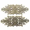 Connector Vintage Bronze Tone Flower Pattern Filigree Wraps Alloy Embellishments Jewelry DIY Finding 8.5x3.4cm 10Pcs ► Photo 1/4