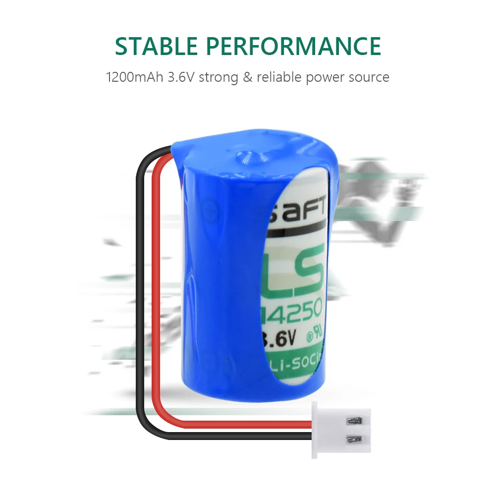 2 предмета 3 6 V LS 14250 1/2 AA 1200 мА/ч Li SOCl2 батареи замены сотовый + заглушка для